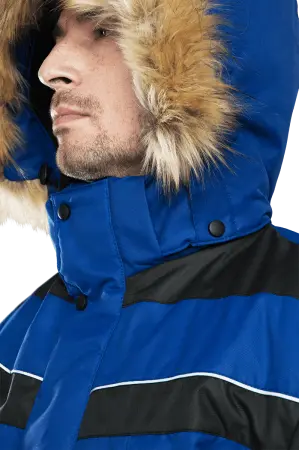 Куртка ДИКСОН зимняя (василёк/чёрный)