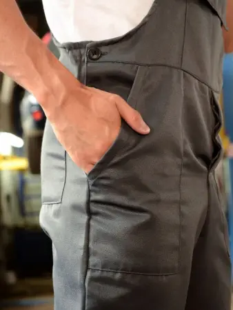 Костюм ТЕХНИК-2 СОП с ПК (серый/красный)