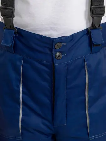 Костюм RONTA KS580 зимний с ПК (т.синий/св.серый)