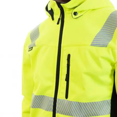 Куртка Brodeks Softshell KS 227 сигнальная (желтый/черный)