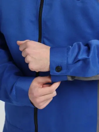 Костюм ПРАКТИК-2 СОП CH с ПК (васильковый/серый)