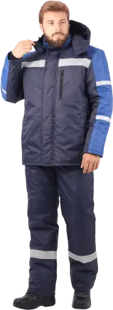 Костюм РОУД зимний с ПК (т.синий/василек)