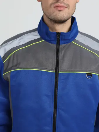 Костюм ПРАКТИК-2 СОП CH с ПК (васильковый/серый)