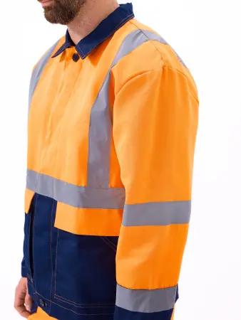 Костюм СКАНДИН с ПК (оранжевый/т.синий)