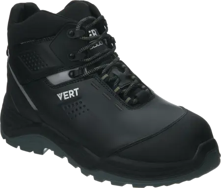 Ботинки VERT ПУ/ТПУ кожаные с КП и КС (черный)