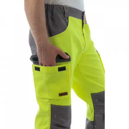 Брюки BRODEKS MS38-61 мультизащитные (желтый/серый) Брюки BRODEKS MS38-61 мультизащитные (желтый/серый)