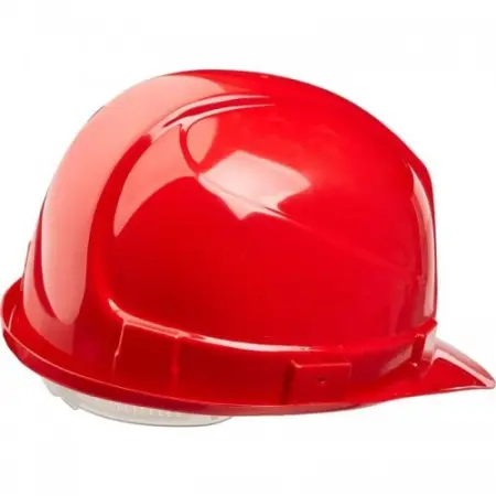 Каска защитная UVEX ТЕРМО БОСС текстильное оголовье (красный)