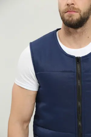 Жилет БАЗА зимний (т.синий)