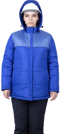 Куртка ЗИМУШКА НЕО женская зимняя (васильковый)