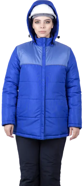 Куртка ЗИМУШКА НЕО женская зимняя (васильковый)