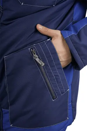 Куртка ЭДВАНС ИМПОРТ зимняя (синий/васильковый)