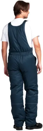 Костюм КМ-10 ЛЮКС зимний c ПК (василек/т.синий)