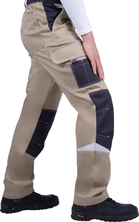 Брюки ТУРБО SAFETY (бежевый/т.серый) Брюки ТУРБО SAFETY (бежевый/т.серый)