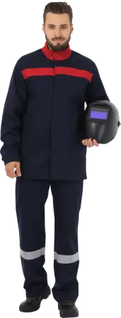 Костюм ГЕФЕСТ 2 с БР (т.синий/красный)