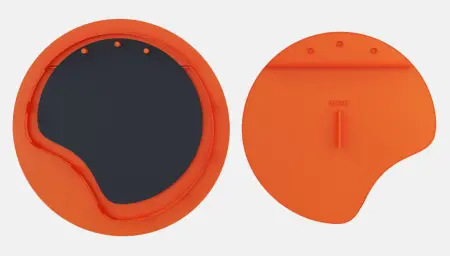 Респиратор RB-200 GREY/ORANGE с клапаном (серый/оранжевый)