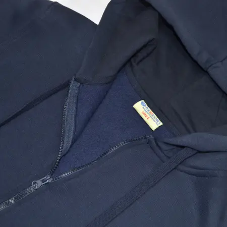 Толстовка REDFORT 281 с капюшоном на молнии (т.синий)