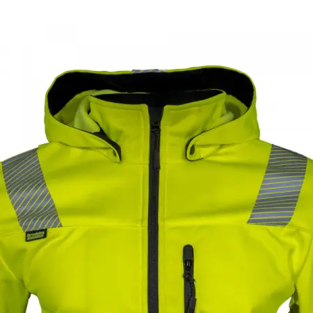 Куртка Brodeks Softshell KS 227 сигнальная (желтый/черный)