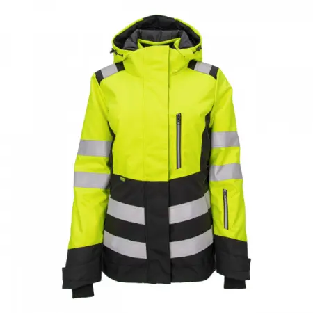 Куртка сигнальная BRODEKS KW 230 женская зимняя (желтый/черный)