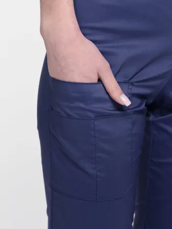 Костюм хирургический MEDLINE МОДЕРН-004 женский с БР (т.синий) женские медицинские