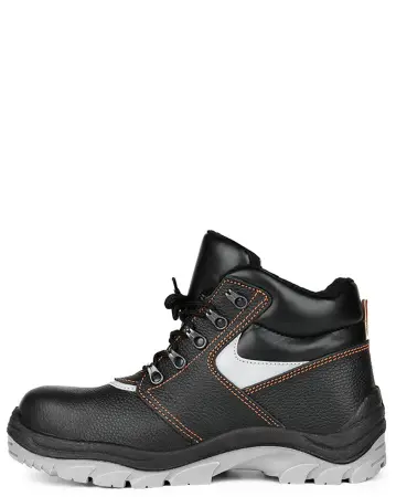 Ботинки РЕСУРС ПУ/ТПУ шерст.мех с МП (черный)