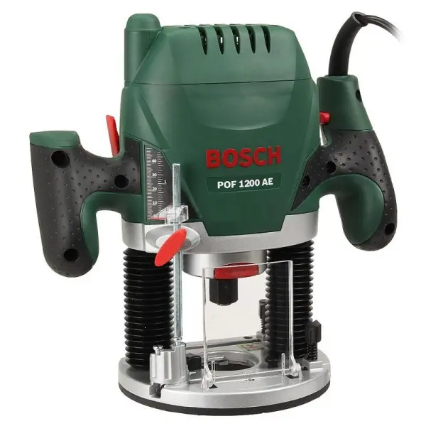 Фрезер BOSCH POF 1200 AE 0.603.26A.100 1200Вт раб.ход 55мм 28000об/мин Фрезер BOSCH POF 1200 AE 0.603.26A.100 1200Вт раб.ход 55мм 28000об/мин
