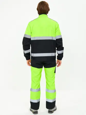 Костюм сигнальный PROFLINE SPECIALIST-2 с ПК (желтый/черный)