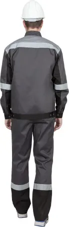 Костюм ГРАНИТ НЕО с ПК (серый/черный) Костюм ГРАНИТ НЕО с ПК (серый/черный)