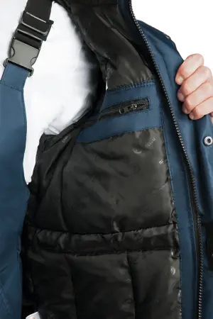 Костюм УРАГАН зимний с ПК (т.синий/черный)