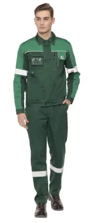 Костюм ВИВАТ ГРИН с ПК (зеленый/св.зеленый)