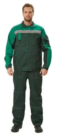 Костюм РОЛЬФ с ПК (т.зеленый/св.зеленый)