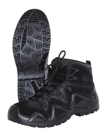 Ботинки СИРИУС-ДОЗОР ПУ-Нитрил замша (черный)