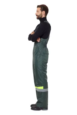 Костюм КОМФОРТ зимний с ПК (т.зеленый/неоновый)