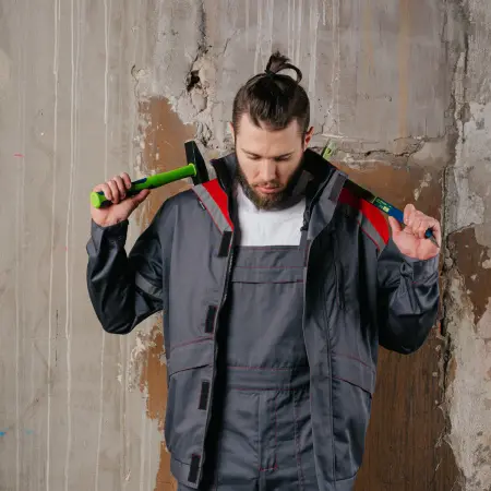 Костюм ГИДРА-2 с ПК (т.серый/красный)