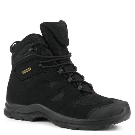 Ботинки ЛИДЕР 186 ПУ-Резина мембрана (черный)