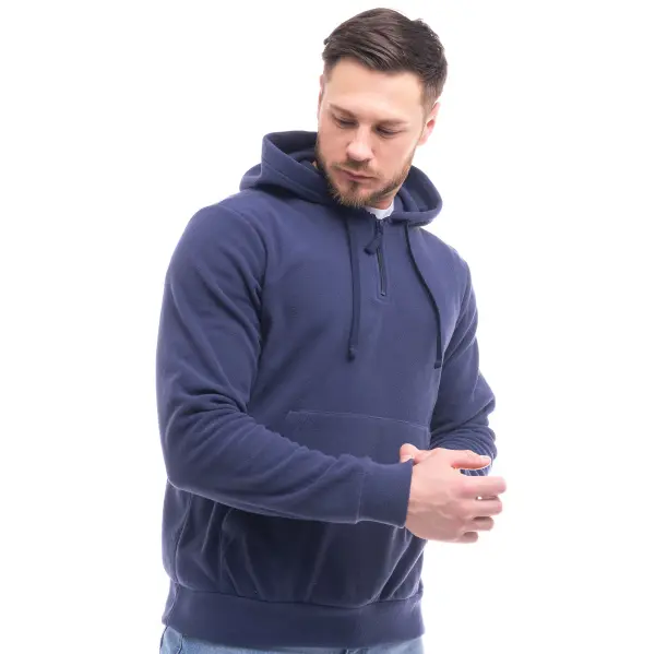 Толстовка JF-03 флисовая (т.синий)