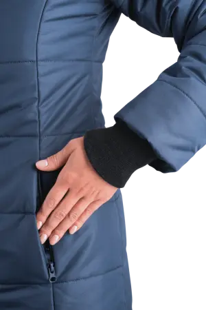 Пальто ФЬЮЖЕН женское зимнее (т.синий)