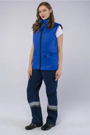 Жилет Универсальный зимний (васильковый)