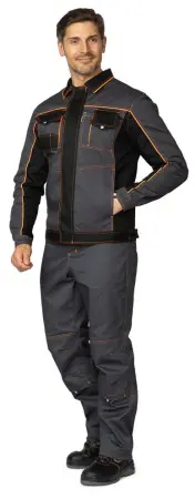 Костюм БРЕНД 1 2020 с БР (серый/чёрный)