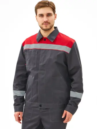 Костюм ЛИПЕЦК-2 СОП CH с ПК (т.серый/красный) Костюм ЛИПЕЦК-2 СОП CH с ПК (т.серый/красный)