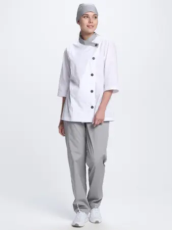 Костюм КАНДИ женский (серый/белый)