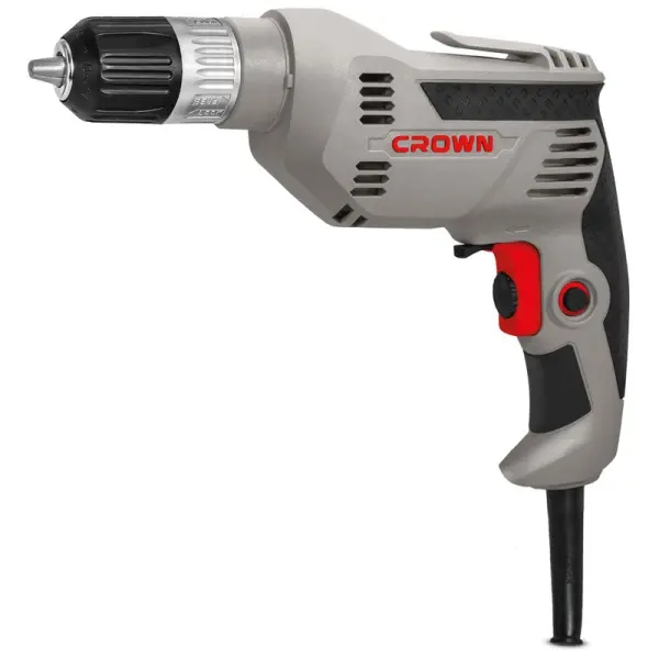 Дрель безударная CROWN CT10143-13C 550Вт 0-2800об/мин БЗП 2-13мм Дрель безударная CROWN CT10143-13C 550Вт 0-2800об/мин БЗП 2-13мм