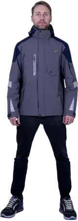 Куртка-штормовка РЕСПЕКТ (серый)