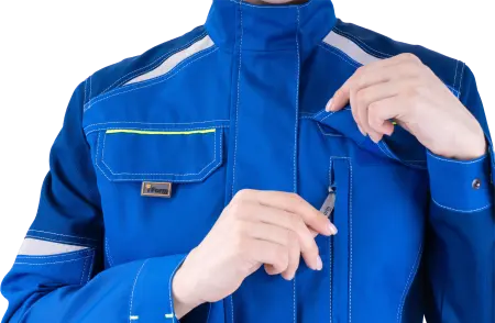 Куртка ТУРБО SAFETY женская (василек/синий)