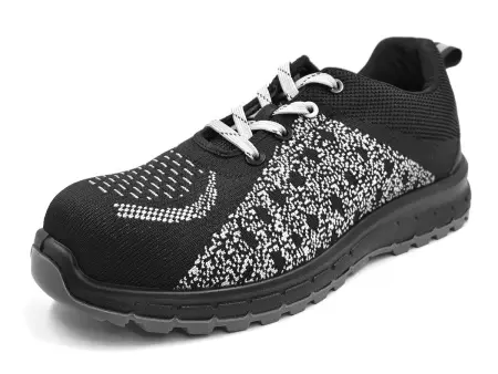 Полуботинки МИСТРАЛЬ AZ001-CK ПУ-ТПУ с КП и КС (серый/черный)