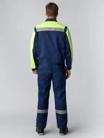 Костюм СФЕРА NEW с ПК (т.синий/лимонный)