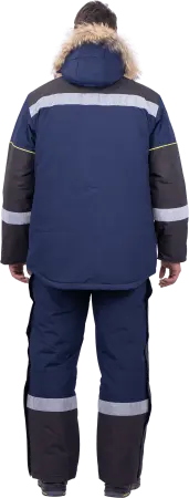 Костюм УРАГАН-УЛЬТРА с ПК зимний (т.синий/черный)