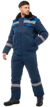 Костюм ОРИОН ГРЕТА зимний с ПК (т.синий/васильковый)