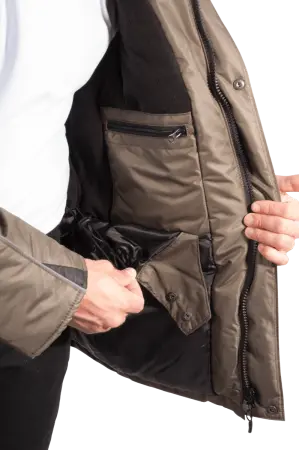 Куртка ДИКСОН зимняя (хаки/чёрный)