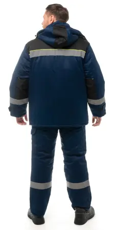 Костюм БРУКЛИН зимний (т.синий/васильковый)