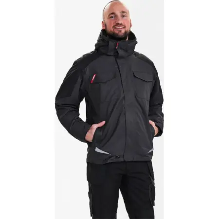 Куртка ENGEL GALAXY 1410-354 зимняя (серый/черный)